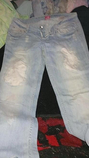 platforma patike: Ženske farmerke – 2 para - Model: uske/straight fit sa niskim strukom — 1