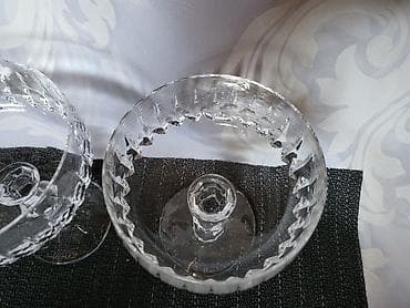 srebrna kasika za bebe: Case kristal,rucna obrada za vino Zwiesel iz 80,90ih Nemacka. Case — 6