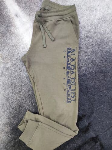 Donji deo trenerke, M, bоја - Maslinasto zelena, Pamuk