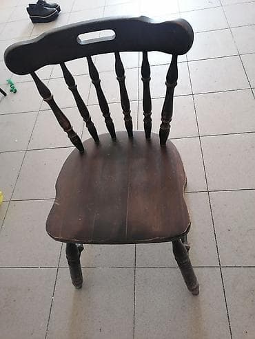 vintage namestaj beograd: Drvene stolice u rustičnom/klasičnom stilu - Materijal: puno drvo — 2