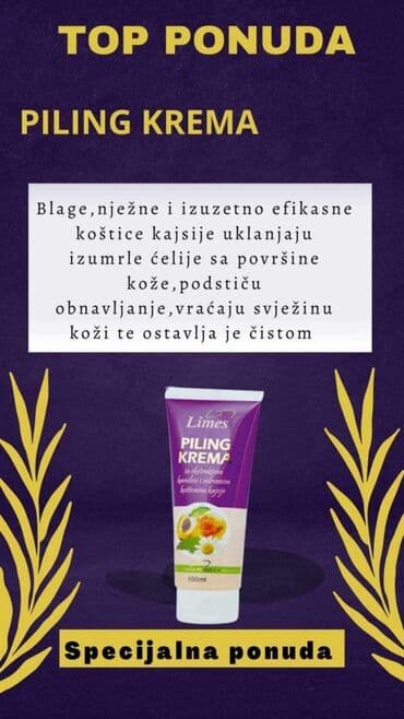 mona kozni kais: PILING KREMA 💜💜💜 Piling krema sa ekstraktom kamilice i mlevenim — 11