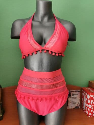 jednodelni push up kupaci: One size, Jednobojni, bоја - Roze — 6