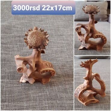 Sobne biljke: Figura, bоја - Braon, Novo — 1