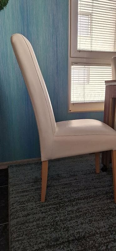 plasticni stolovi i stolice za terase: Trpezarijske stolice set 4 kom, eko koža. Unesite eleganciju i — 2