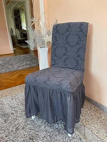 torba za jastuke: 08. Žakard navlake za stolice sa karnerima 6 komada 3599 dinara — 1