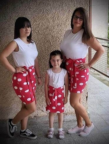 haljina 10: Haljine za mame i devojcice - rade se u velicinama od 1 do 12, i za — 22