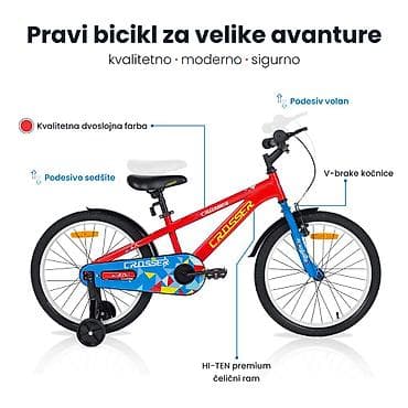 deciji zimski kombinezoni: Dečija bicikla 20'' Hiland – SM-2 Šifra proizvoda: SM-2 Sportska — 3