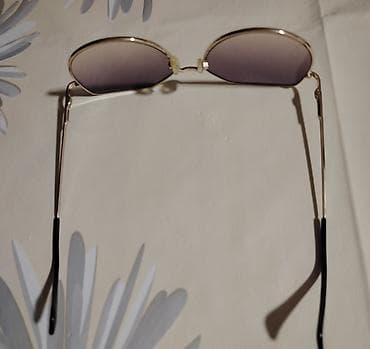 Belts: Naočare za sunce sa metalnim okvirom - Unisex model sa velikim — 3