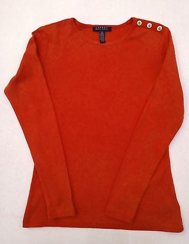 bluze za punije: Ženska pamučna bluza Ralph Lauren velicina M Prekrasna jednobojna — 1