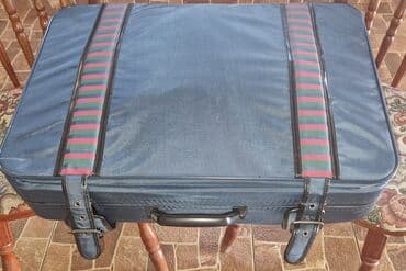 luj viton torbe original: Large suitcase, color - Blue — 1