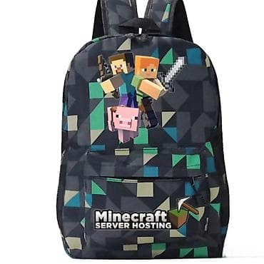 Kids' costumes: Ruksak sa Minecraft motivima - Dizajn: dva modela sa Minecraft — 3