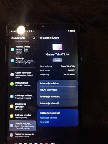Video Games & Consoles: Samsung Galaxy Tab A7 Lite (SM-T220) – Wi‑Fi - Ekran 8.7" TFT — 3
