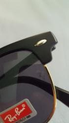 oglad: Ray ban clubmaster, black, unisex, nove. Crno staklo i crno-zlatan ram — 5
