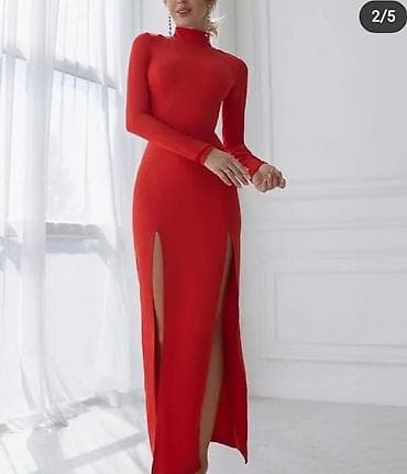 Rolka haljina duga na dva slica. Likra sa elastinom. Tamno