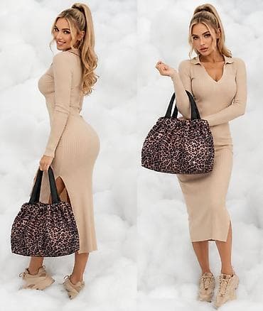 prodaja perlica: Ženska torba – leopard print - Model: mekana tote/šoper torba - — 1
