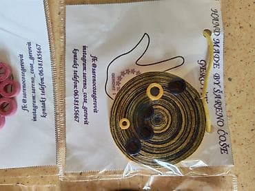 nakit novi pazar: Ručno rađeni quilling ukrasi i nakit – Šareno Ćoše Gerovit - — 7