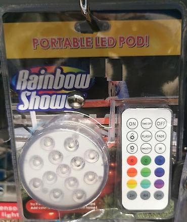 Led svetlo sa daljinskim---dugine boje. Novo,nekorisceno. Kontakt