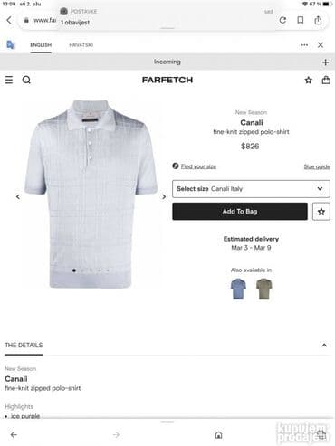 Originalna CANALI Milano kosulja 40 — 3