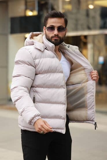 jakna zandarmerije: Zimska jakna 2XL, L, M, Calvin Klein, bоја - Bež — 2