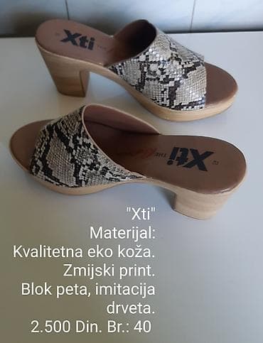 tiffany royal collection cena: Xti ženske klompe/sandale - Materijal: kvalitetna eko koža - Uzorak — 3