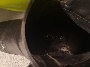 nike 270 react zenske: Ženske kožne gležnjače Clara Barson - Model: crne gležnjače sa niskom — 3