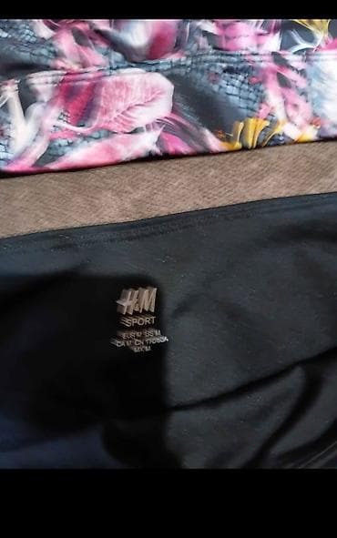 termo pantalone muške: H&M SPORT ženski set za vežbanje – top i helanke - Brend: H&M — 9