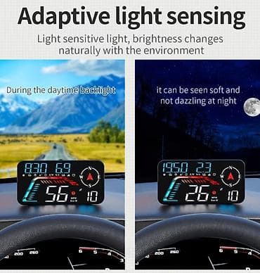 gps za auto pracenje vozila cena: GPS HUD brzinomer za automobil – G12 Univerzalni GPS displej visoke — 7