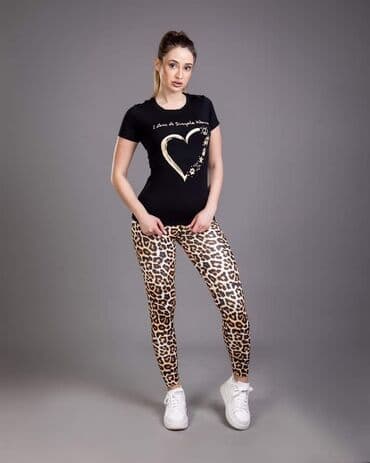 sinsay helanke: XS (EU 34), S (EU 36), M (EU 38), Geometrijski, Jednobojni, Leopard, krokodil, zebra — 4