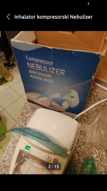 Inhalatori, nebulizatori: Inhalator kompresorski dobar Nebulizer sa novom maskom i rasprskivačem — 9