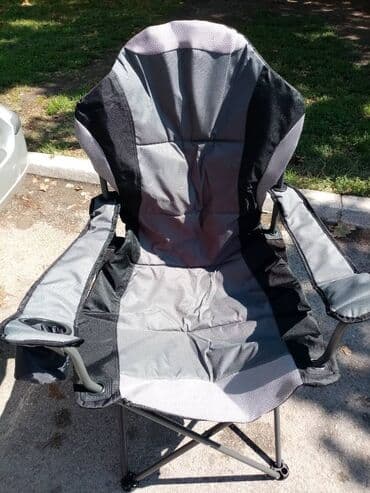 Muzički instrumenti: Kamperska ili Ribarska Stolica NOVA Sklopiva Velika Stolica za Pecanje — 3