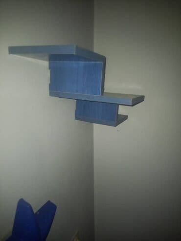 Ostali nameštaj: Zidne police – set modernih geometrijskih polica - Dizajn: dve — 3