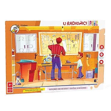 slovarica slagalica: Vrabac slagalica „U radionici“ – dečije puzzle sa 30 komada - Šifra — 1