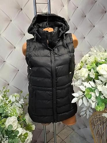 copperminer jakne: Ženska puffer prsluk-jakna sa kapuljačom - Topao, lagan i prošiven — 3