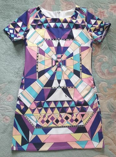 steve madden mokasine: Prelepa haljina, sarena, geometriski print, jednostavnog kroja, a jako — 1