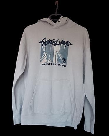 kaputi sa kapuljacom: H&M dukserica sa kapuljačom – Skateland grafika - Boja — 3