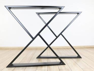 simpo trpezarijske stolice cene: Noge za sto 002 Dimenzija 70x72cm Materijal : Metalna cev 60x20 — 2