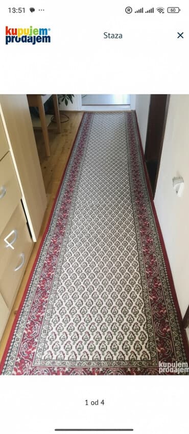 prostirke za kupatilo set: Staza za hodnik – klasičan dezen - Tip: uska tepih-staza za hodnik — 1