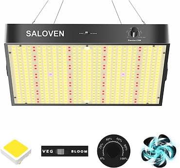dormeo za decu: SALOVEN LED grow svetlo za biljke – puna spektralna rasveta sa — 9