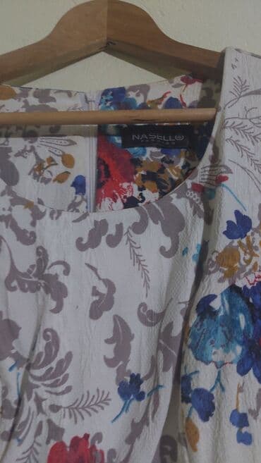 modeli haljina crtezi: M, bоја - Šareno, Kratkih rukava — 2