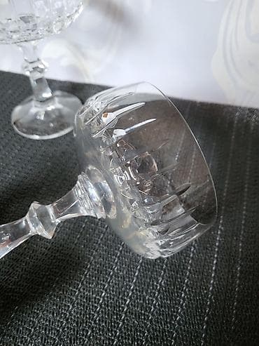 srebrna kasika za bebe: Case kristal,rucna obrada za vino Zwiesel iz 80,90ih Nemacka. Case — 10