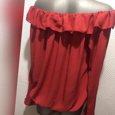 zimske jakne c a: Nova off-the-shoulder L-XL Prelepa,cistog viskoznog — 4