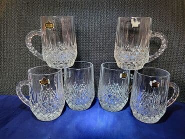 solje za caj: Solje univerzalne,kristal,led kristal Zajecar. 70te. Solje su — 4