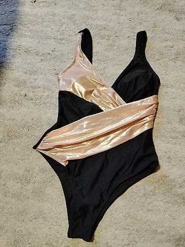 puma crna: Jednodelni ženski kupaći kostim – brend: Bay Chic - Veličina: M — 1