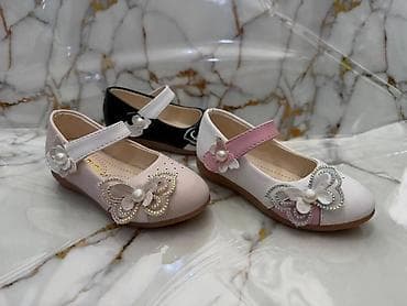 braon sandale ravne: Dečije baletanke sa kaišićem na čičak - Modeli: dve linije dizajna 1) — 1