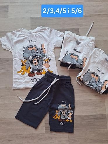 Dečiji komplet – majica i bermude sa Disney motivima (100 Years) -