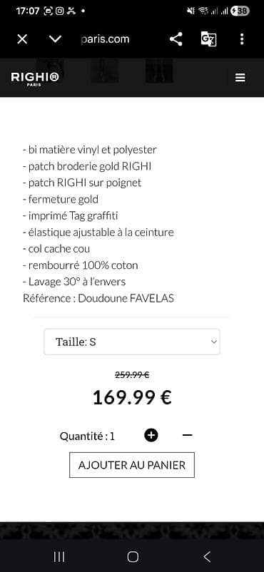 donna karan jakne: RIGHI Paris zimska jakna sa kapuljačom FAVELAS down jacket - Model — 10