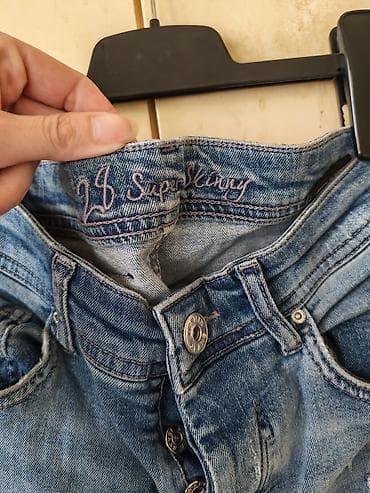 stikla crtez: Mania Jeans – Super Skinny farmerke, svetloplava isprana nijansa sa — 2