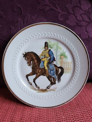 držač za mirisne štapiće: Tanjir nov za zid 1940g+ Bavaria Tirschenreith porcelan. Tanjir bes — 1