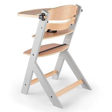 drvene hranilice za bebe: KINDERKRAFT STOLICA ZA HRANJENJE 2U1 ENOCK NATUR+GREY Šifra — 3