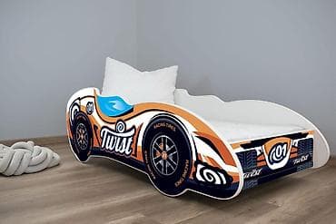 Dečiji krevet 140x70 cm (Formula 1) Twist Opis: - Dizajn u obliku